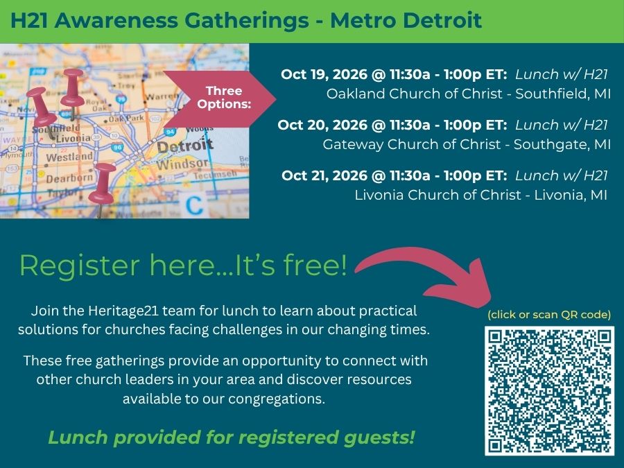 Detroit Awareness Gathering Invite - Heritage21